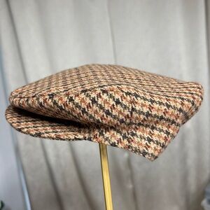 VTG ~The Quality Cap - Made In England-Wool Blend ~Size Large